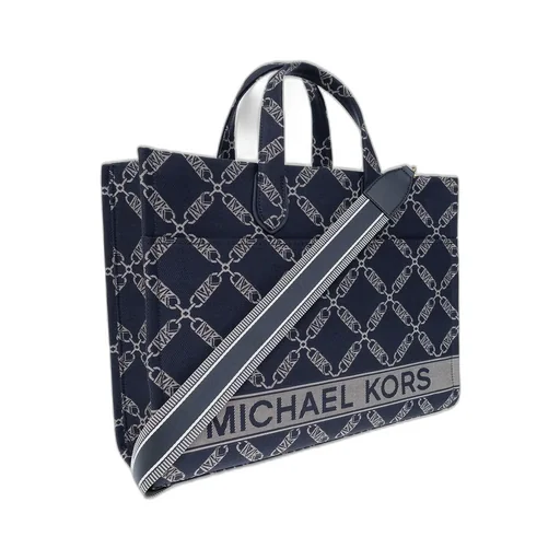 Michael Michael Kors Gigi Logo Jacquard Large Tote Bag