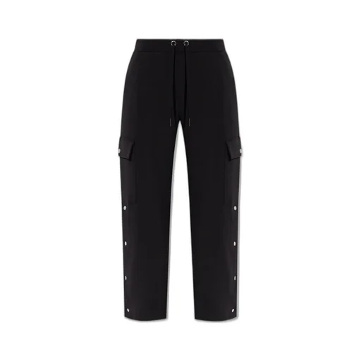 Michael Michael Kors Stretch Crepe Wide-Leg Cargo Pants