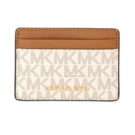 Michael Michael Kors Jet Set Monogram Logo-Lettering Cardholder
