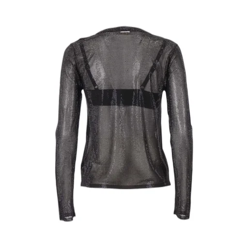Michael Michael Kors Embellished Mesh Top