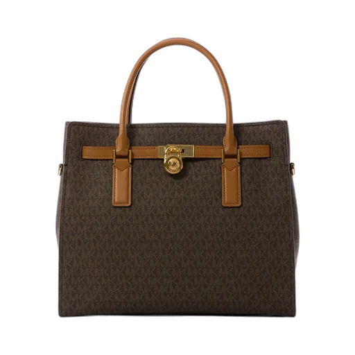 Michael Michael Kors Hamilton Moderne Large Leather Satchel Bag
