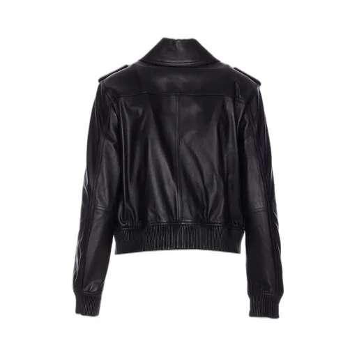 Michael Michael Kors Leather Blouson Jacket