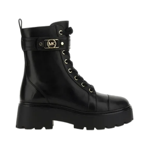 Michael Michael Kors Logo Plaque Zipped Boots