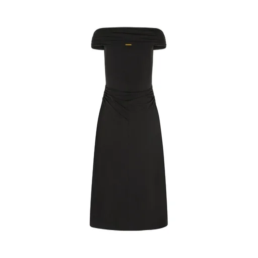 Michael Michael Kors Stretch Off-The-Shoulder Midi Dress