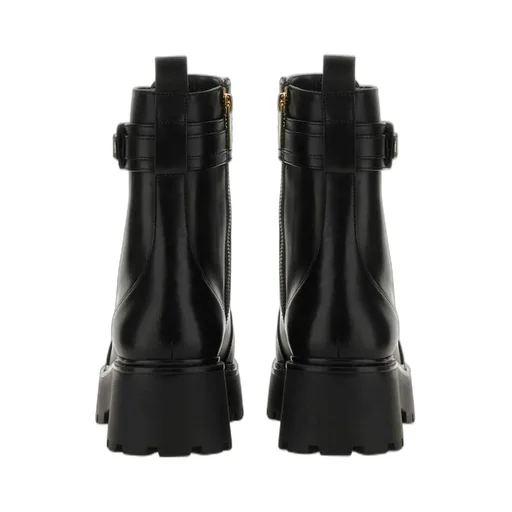 Michael Michael Kors Logo Plaque Zipped Boots