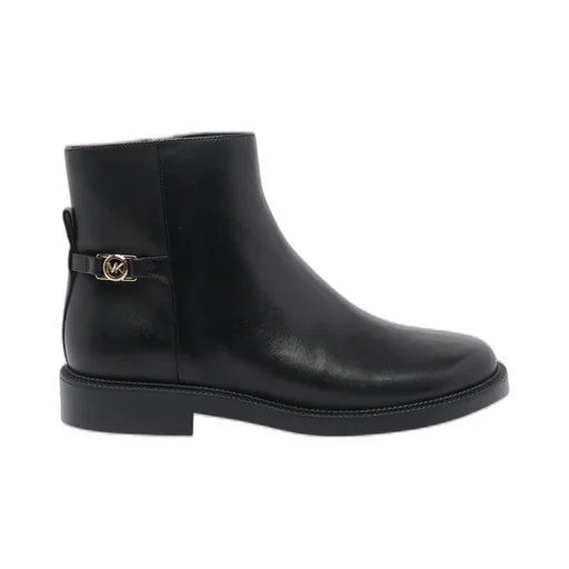 Michael Michael Kors Logo Plaque Ankle Boots