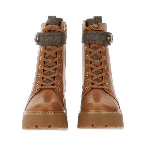 Michael Michael Kors Logo Plaque Ankle Boots