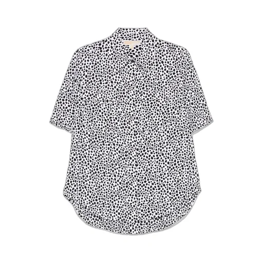 Michael Michael Kors All-Over Printed Satin Shirt