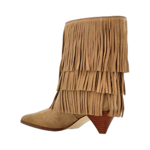 Michael Michael Kors Jayla Fringed Ankle Boots