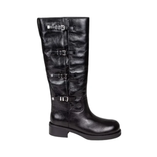 Michael Michael Kors Buckled Darringt Boots