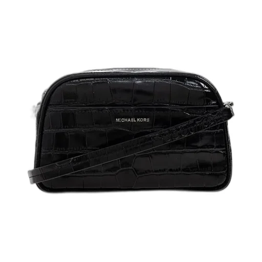 Michael Michael Kors Jet Set Small Embossed Leather Camera Crossbody Bag