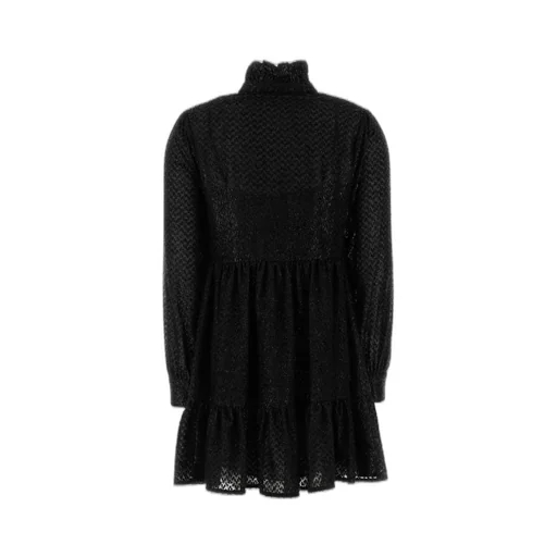 Michael Michael Kors Jacquard Tie-Neck Dress