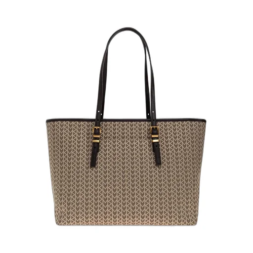 Michael Michael Kors Quinn Large Logo Jacquard Tote Bag