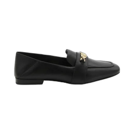 Michael Michael Kors Logo Plaque Square-Toe Loafers