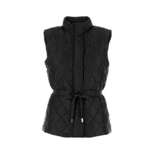 Michael Michael Kors Quilted Drawstring Waist Vest