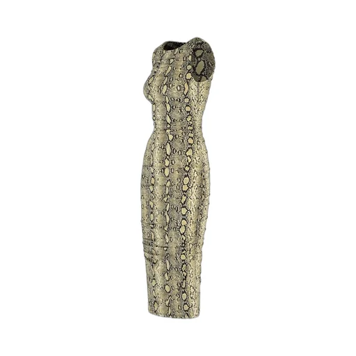 Michael Michael Kors Print Stretch Jersey Racerback Dress