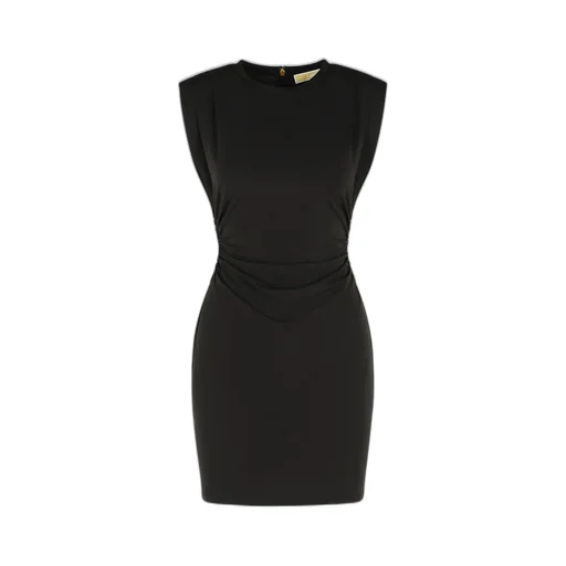 Michael Michael Kors Stretch Off-The-Shoulder Midi Dress