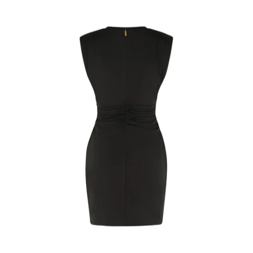Michael Michael Kors Stretch Off-The-Shoulder Midi Dress