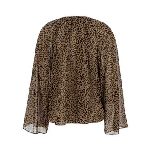 Michael Michael Kors All-Over Leopard Printed Crewneck Top
