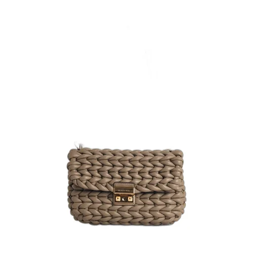 Michael Michael Kors Tribeca Large Hand-Braided Shoulder Bag