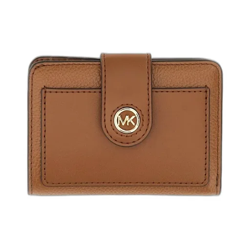 Michael Michael Kors Logo-Plaque Zipped Wallet