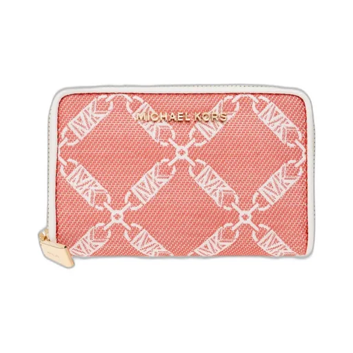 Michael Michael Kors Monogram Pattern Zipped Wallet