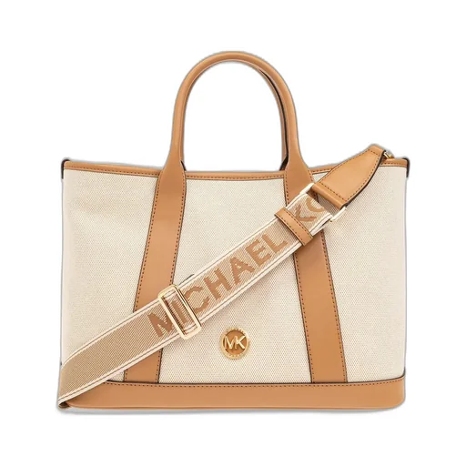 Michael Michael Kors Medium Luisa Logo Plaque Tote Bag