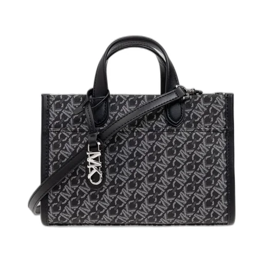 Michael Michael Kors Gigi Small Metallic Empire Monogram Messenger Bag