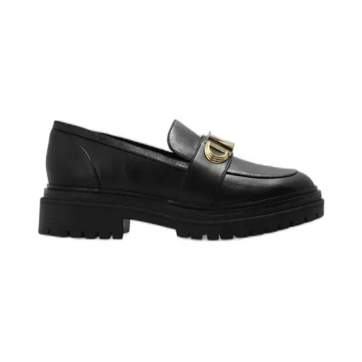 Michael Michael Kors Logo Plaque Slip-On Loafers