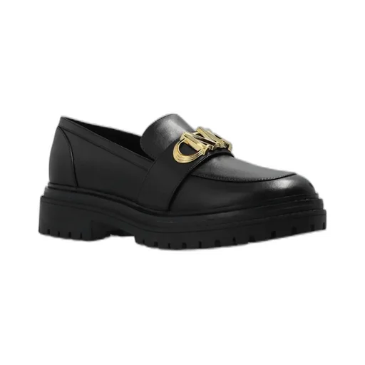 Michael Michael Kors Logo Plaque Slip-On Loafers