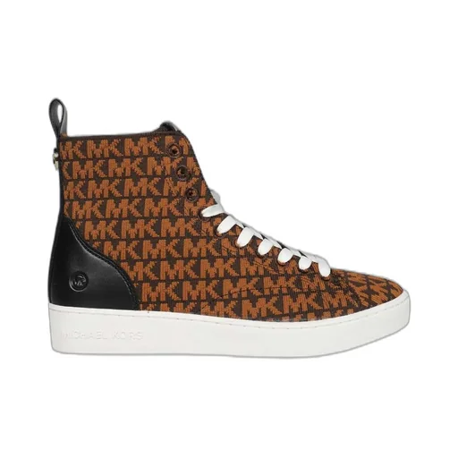 Michael Michael Kors Edie Logo Knit High-Top Sneakers