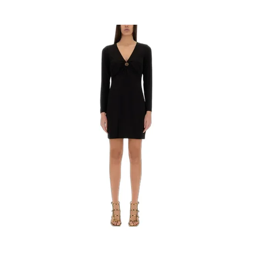 Michael Michael Kors Stretched Matte Jersey Keyhole Dress