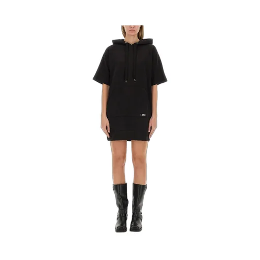 Michael Michael Kors Drawstring Hooded Mini Dress