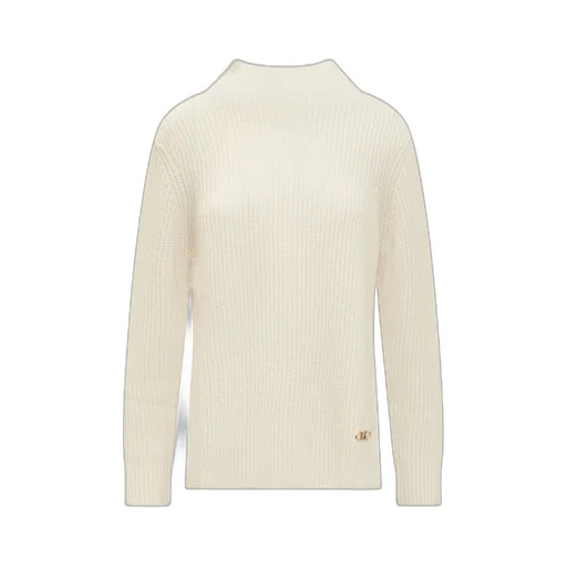 Michael Michael Kors Logo Plaque High Neck Jumper
