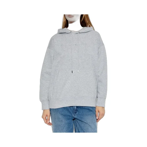 Michael Michael Kors Logo Embossed Drawstring Hoodie