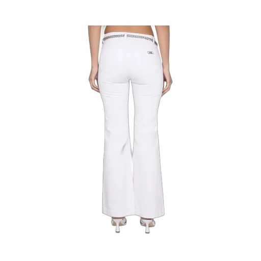 Michael Michael Kors Low-Rise Chain-Linked Flared Trousers