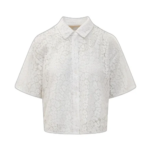 Michael Michael Kors Lace Cropped Shirt