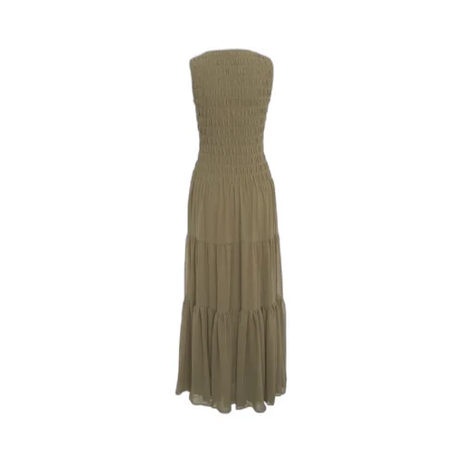 Michael Michael Kors Smocked Georgette Tank Dress