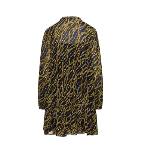 Michael Michael Kors V-Neck Long-Sleeved Mini Dress