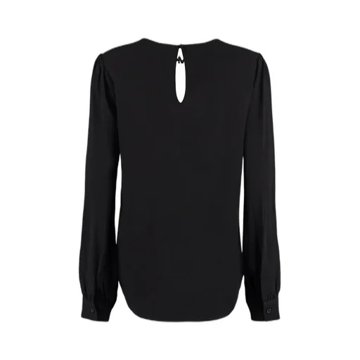 Michael Michael Kors Puff-Sleeved V-Neck Blouse