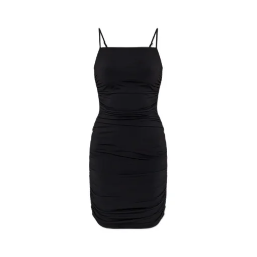 Michael Michael Kors Ruched Stretch Matte Jersey Dress