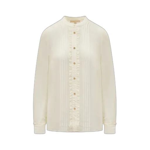 Michael Michael Kors Ruffled Pleated Blouse