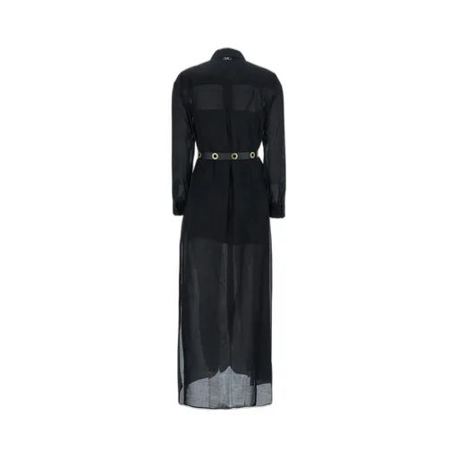 Michael Michael Kors Belted Long-Sleeved Dress