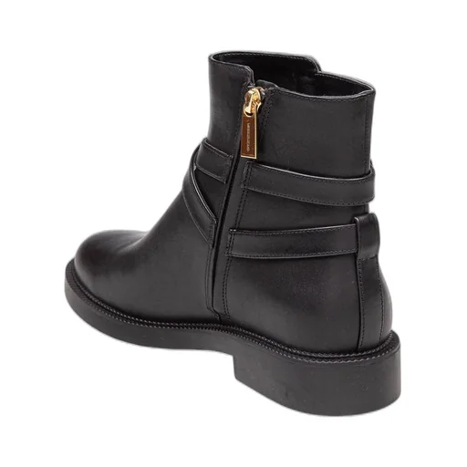 Michael Michael Kors Crosby Leather Platform Moto Boots