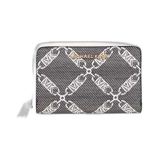 Michael Michael Kors Monogram Pattern Zipped Wallet