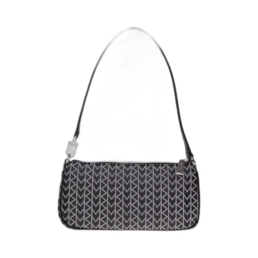 Michael Michael Kors Zoe Small Logo Jacquard Shoulder Bag
