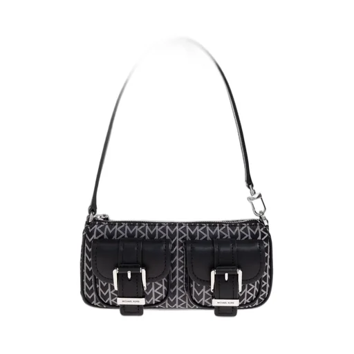 Michael Michael Kors Zoe Small Logo Jacquard Shoulder Bag