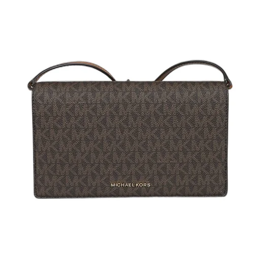 Michael Michael Kors Jet Set Medium Signature Logo Front-Flap Crossbody Bag