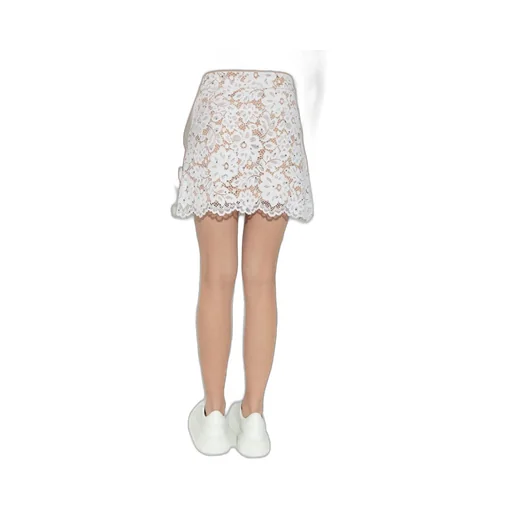 Michael Michael Kors Studded Corded Floral Lace Mini Skirt