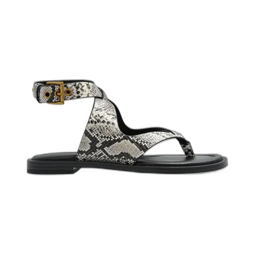 Michael Michael Kors Irene Embossed Wrap Sandals